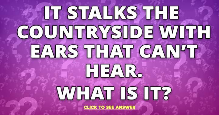 Solve this riddle and play our quiz