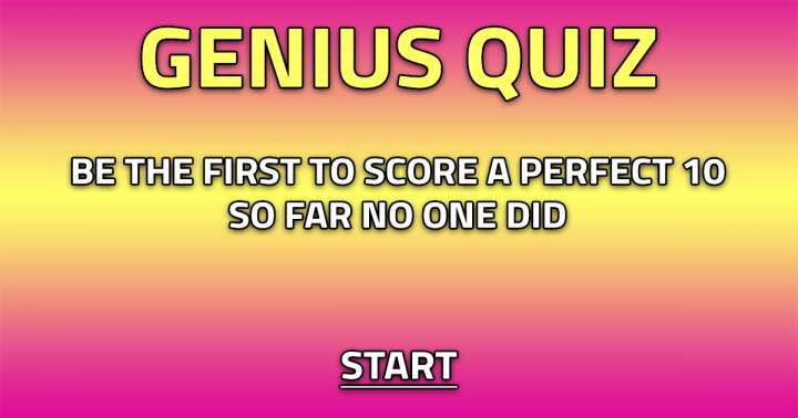 Genius Trivia Quiz