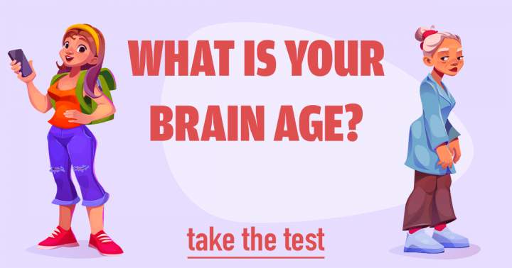 Test your brain age with these 10 questions.
