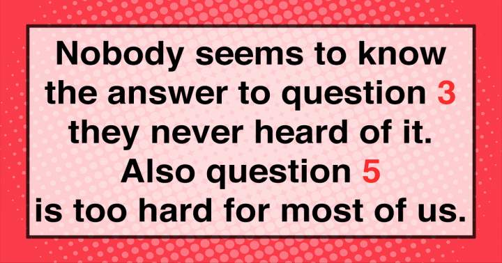 Can you answer questions 3 and 5?