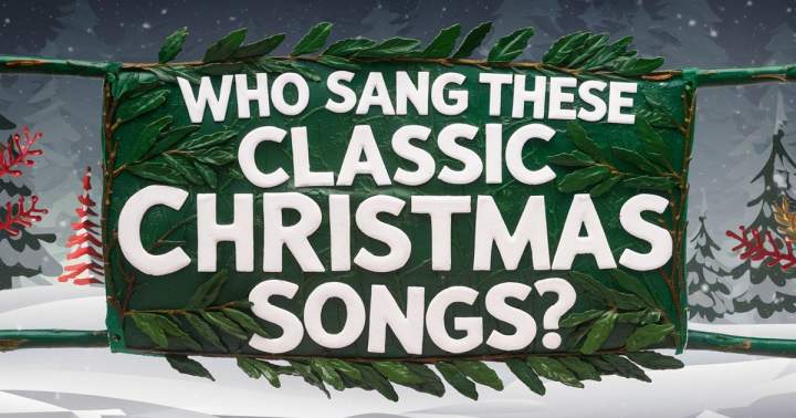 Banner for Who sang these classic Christmas songs?