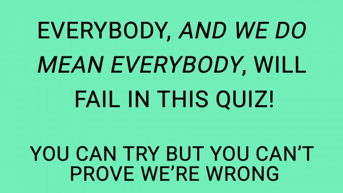 Banner for Challenging Knowledge Quiz