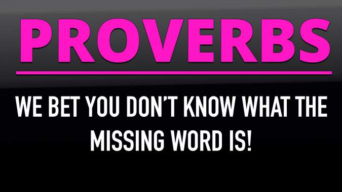 Banner for Proverbs Trivia Quiz