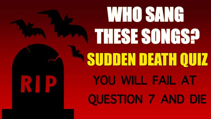 Banner for Who sang these songs?
