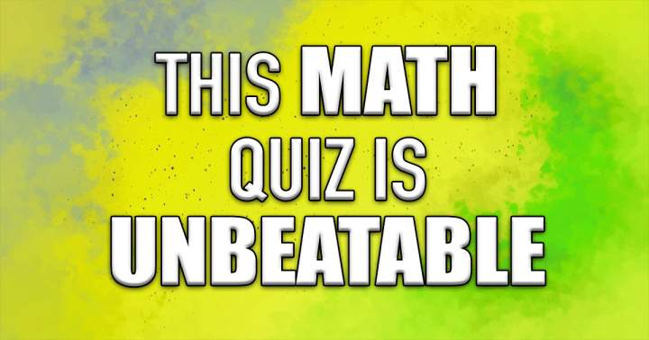 Unbeatable Math Quiz