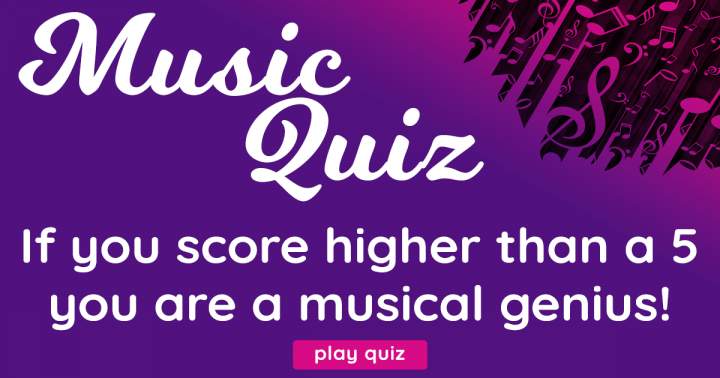 We bet you aren't a musical genius