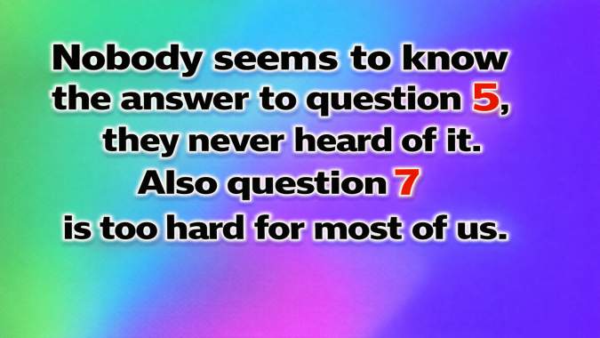 Banner for General Knowledge Quiz