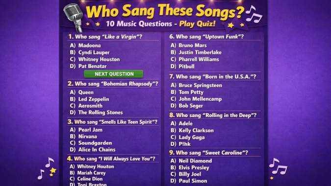 Banner for Who Sang These Songs?